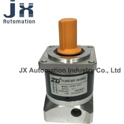 ZD ZD Precision Planetary Reducer 60ZDF5-400T1 Ratio 5:1 For 400W Panasonic / Delta Servo Motor