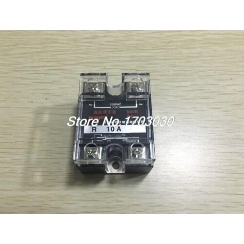 Resistor Adjustable One Phase SSR Voltage Regulator AC 220V 10A 2W 470-560K Ohm