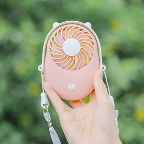 Neck Fan Portable Mini Usb 5V cooler Rechargeable Outdoor Office Travel Handheld Silent Small Cooling Fans Portable Fan Hanging