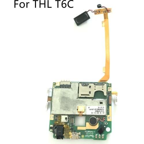 THL T6C Used Mainboard 2G RAM+16G ROM Motherboard + FPC + Loud Speaker For THL T6C 5.0" 854x480 MTK6580 Quad Core Free Shipping