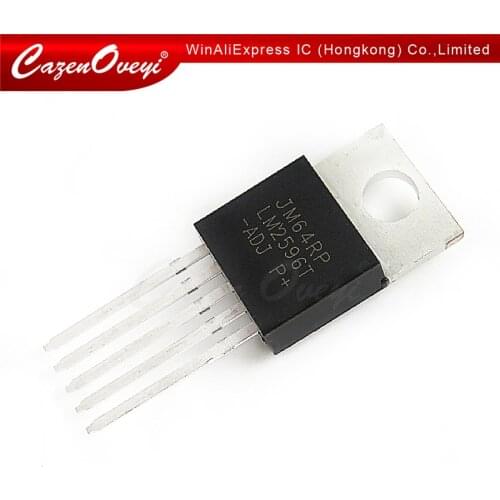 10pcs/lot LM2596T-ADJ LM2596 LM2596T Voltage Regulators - Switng Regulators 150 KHZ 3A EP-DOWN VLTG REG TO-220-5 In Stock