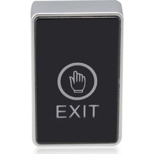 86*50MM Backlight Touch Exit Button Infrared Sensor Door Release Switch for Access Control System With LED Indicator