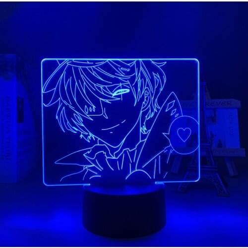 Anime 3d Light Bungo Stray Dogs Nikolai Gogol for Kids Bedroom Deco Night Light Manga Gift Table Led Night Lamp Bungo Stray Dogs