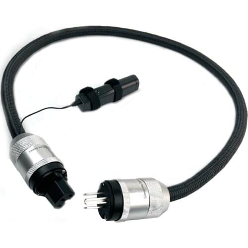 WEL Solid PSS Silver 72V DBS HIFI US & EU AC Audiophile Hi-Fi Audio Power Cable