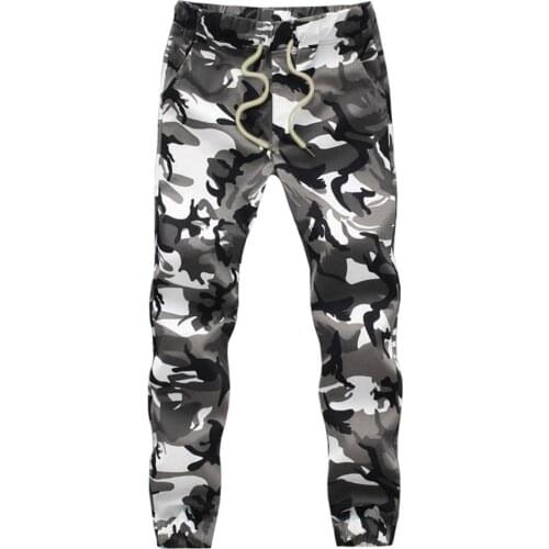 Cotton Mens Jogger Autumn Pencil Harem Pants 2021 Men Camouflage Military Pants Loose Comfortable Cargo Trousers Camo Jogger