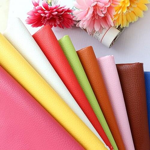 Buulqo Big Lychee Pu Leather Faux embossed Nice PU leather, Faux Leather Fabric for Sewing, PU artificial leather 50x35cm