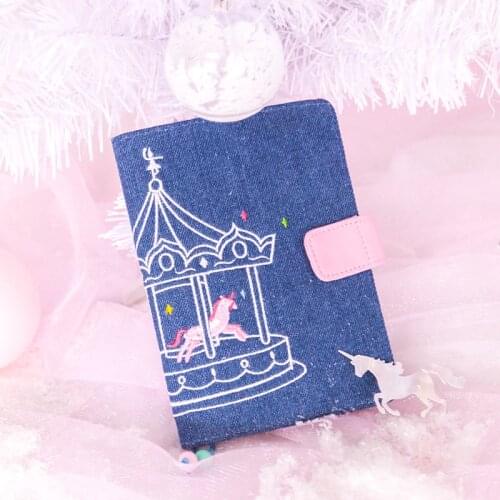 Kinbor Handbook A6 Notebook Self-filling Schedule Cotton Linen Journal Notebook Notebook