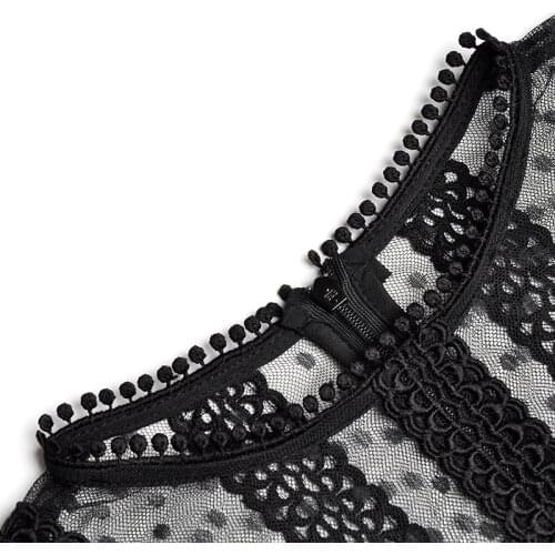 Round Neck Short Sleeve Perspective Screen Tray Embroidery Waist Thick And Disorderly Will Pendulum Long Fund Dress 2020