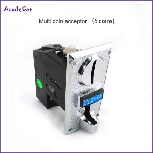 Multi coin acceptor Electronic Coin Acceptor Mechanism 6 different values coin selector Mech for vending machine