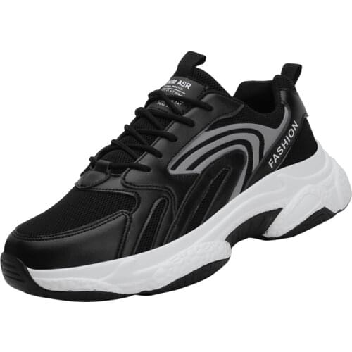 2020 Men Casual Shoes Sneakers Breathable New Men PU+Mesh Fashion Shoes Lace-Up Men Shoes Tenis Outdoor Footwears