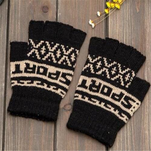 Vogue of new fund of winter men knitting warm wool half refers to cycling glove factory l supply of goods JT-3