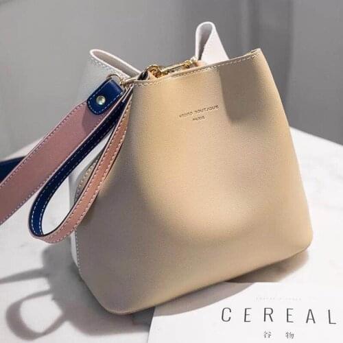 Luxury Handbags Women Bags Designer Bucket Ladies Hand Bag Hit Color Casual Mini Shoulder Bag Bolsa feminina pequena sac a main