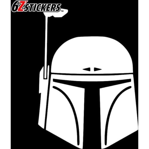 Sixsub 1PCS funny Helmet Star Wars 40X30cm Fash Car Stickers Motorcycle decals Body Window Stickers Car Styling