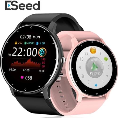ESEED 2021 ZL02 Smart Watch Men 1.28 Inch IP67 Waterproof Sport Heart Rate Fitness Tracker Women Smartwatch For Android Ios