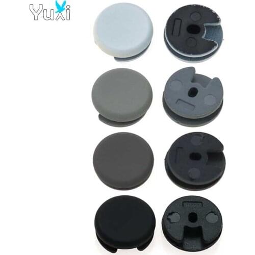 YuXi 2pcs Replacement Plastic 3D Analog Controller Stick Cap 3D Joystick Cap Cover Button For 3DS / 3DS XL LL