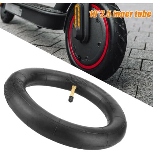 2021 New 10X2.5 inch Electric Scooter Replacement Inner Tube with Angled Valve for Kugoo M4 Electric Scooter 10*3 Outer Tire