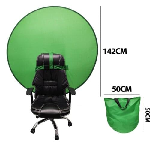 142/120CM Green Screen Photo Background Photography Backdrops Portable Solid Green Color Backdrop Cloth For Photography Studio