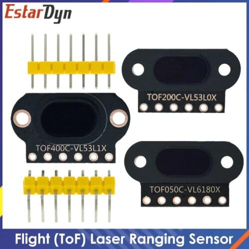 VL6180/VL53L0X/VL53L1X Time of Flight (ToF) Laser Ranging Sensor Module TOF050C TOF200C TOF400C 50CM/2M/4M IIC For Arduino STM32