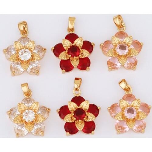 WHSOK 20Pcs Jewelry Accessories/Choose/DIY Making/Flowers Shape/Necklace Pendants/Jewelry Findings & Components/Hand Made