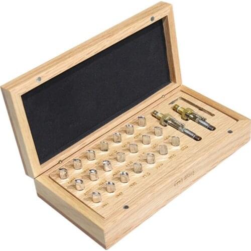 21pcs Leather Electric Edge Sealing Machine head Leather Craft Press Edge Side Head set