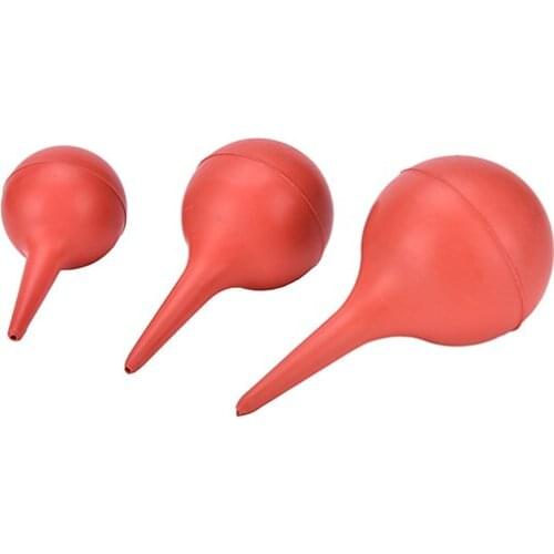 30/60/90ml Rubber Suction Ear Washing Syringe Squeeze Bulb Rubber Refillable Bottles Laboratory Tools