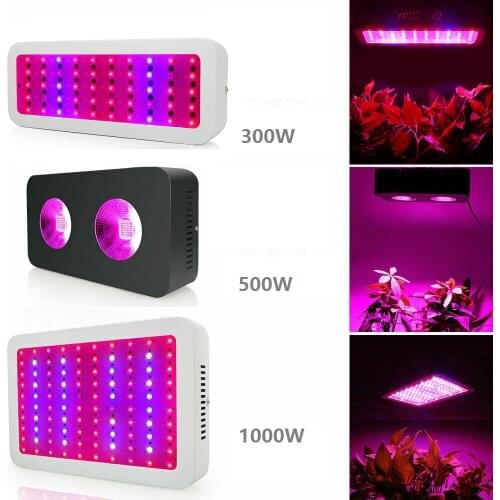 300W 500W 1000W LED Grow Light Full Spectrum Fitolamp Plant Light for Indoor Hydroponics Fruit Vegs Greenhouse Tent Medical Herb
