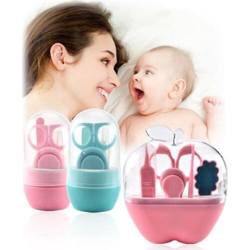 4 in 1 Newborn Baby Nail Care Set Portable Safe Nail Trimmer Baby Care Products Nail Clippers Baby Health Care Kit