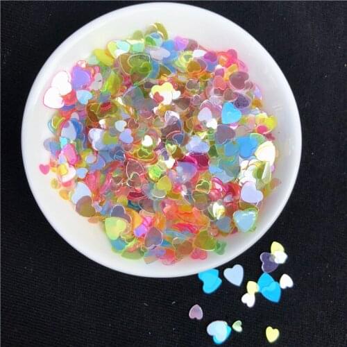 500g/pack Mix 3-6mm Heart Nail Sequin Loose Sequins Paillettes Nails Art Manicure,wedding Decoration Confetti Arts and Crafts