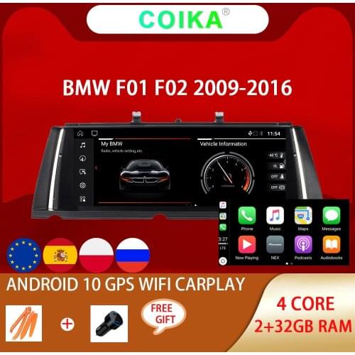 Android 10.0 System Car Multimedia Player For BMW 7 Series F01 F02 2009-2016 GPS 2+32G RAM SWC WIFI BT IPS Touch Screen Stereo