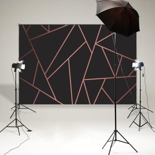 BEIPOTO Pink Geometry background photo booth props photography backdrops Portrait photographic studio props black poster B-870