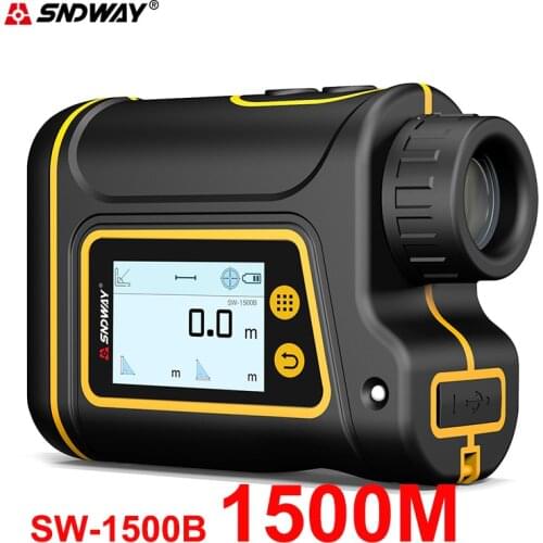 Sndway rangefinder 6x Telescope laser distance meter 1000/1500m range finder for hunting/golf/sport/engineer Monocular Roulette