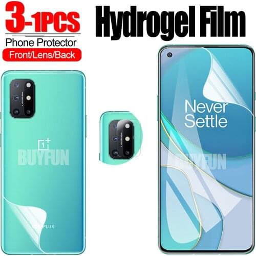 Hydrogel Film 1-3pcs For Oneplus 8 8T Pro Camera Screen Protective Film For Oneplus 8 8t pro onepuls Protective screen film