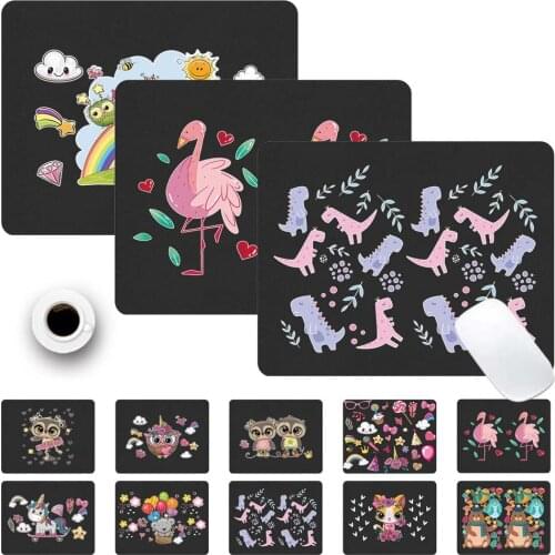 Smooth Waterproof PU Leather Computer Mouse-pad Smooth Game Laptop Mouse Pad Cute EVA Pattern Durable Game Mouse Mat