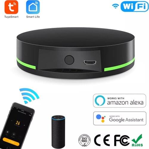 WiFi-IR Remote IR Control Hub Wi-Fi(2.4Ghz) Enabled Infrared Universal Remote Controller For Air Conditioner Tuya Smart Life APP