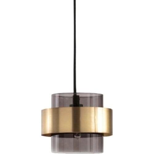 Creative Postmodernism Pendant Lights Glass Metal Bedroom Bedside Light Restaurant TV Background Wall Suspension Light Fixtures