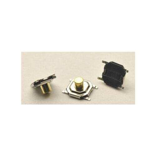 50PCS 5.2*5.2*3.0mm 4 PIN SMT SMD Metal Tactile Push Button Switch Tact Switch Great Quality