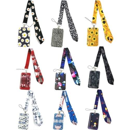 Cute cartoon Keys lanyards Cars KeyChain ID Cards Pass Gym Mobile Phone Badge Kid Key Ring Holder Jewelry Decorations