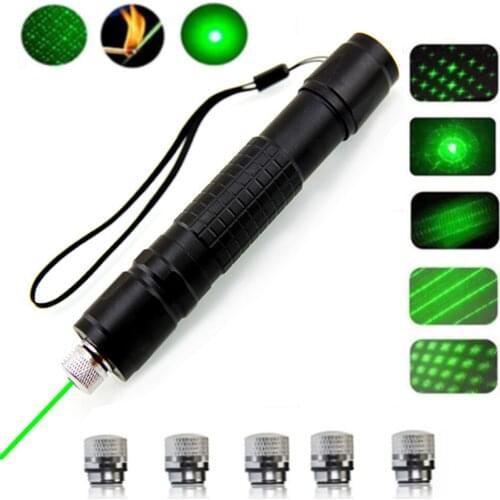High Power Green Laser Sight Rechargeable Powerful Laserpointer Light Visible Beam Strong Laser Pointer for Hunting Weapons