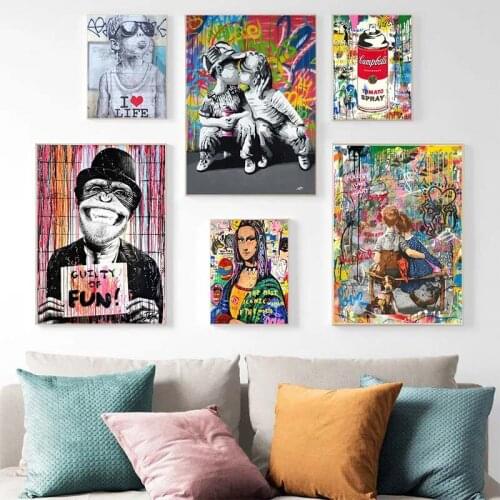 Banks Street Art Quotes Life is a short chill posters and prints graffiti canvas painting murals for the family