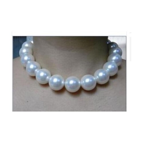 Natural 17"12-13MM NATURAL SOUTH SEA WHITE PERFECT ROUND GENUINE PEARL NECKLACE Factory Wholesale price Women Gift word Jewelry