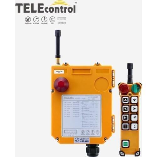 Industrial Remote Control F24-8S Hoist Crane Lift Button Switch 8 buttons 1 receiver 1 transmitter for truck hoist crane