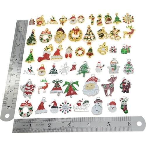 15pcs/pack Mixed Type Christmas Crafts Charms Woman Necklace Pendant 27*19*4mm Alloy Jewelry Finding Making Accessories 38922