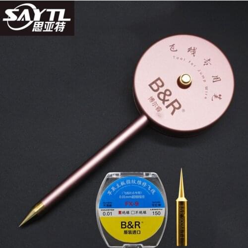 SAYTL jump wire pen phone motherboard fingerprint flying line pen repair FBX08s for iphone6 6S x 8 8p 7 7p X