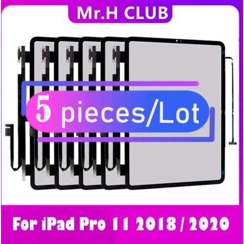 5 Pcs/Lot Touch Screen For iPad Pro 11 pro11 2018 A1934 A1980 A1979 A2103 2020 A2068 A2228 A2230 A2231 Touch Screen Front Glass