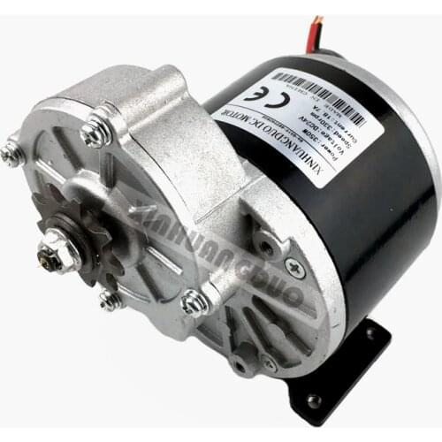 350W 24V 36V Gear Motor Electric Tricycle Brush DC Motor Gear Brushed Motor My1016Z3 for e bike motorcycle