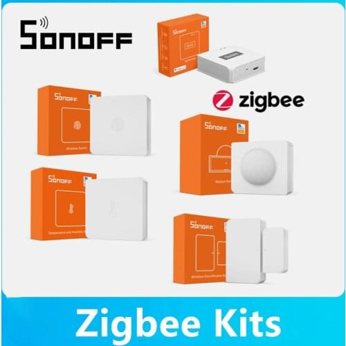SONOFF Smart Zigbee Bridge Kits Zigbee 3.0 APP Smart Home Wireless Remote Controller Works With eWeLink Alexa Google Home