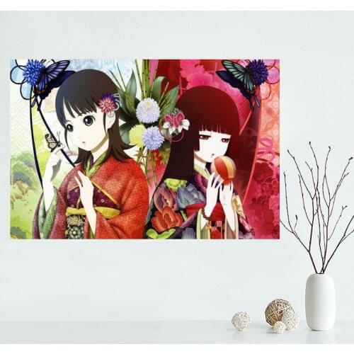 Custom canvas poster Jigoku Shoujo Mioyosuka canvas painting poster High Quality wall Art poster Fabric Cloth Print