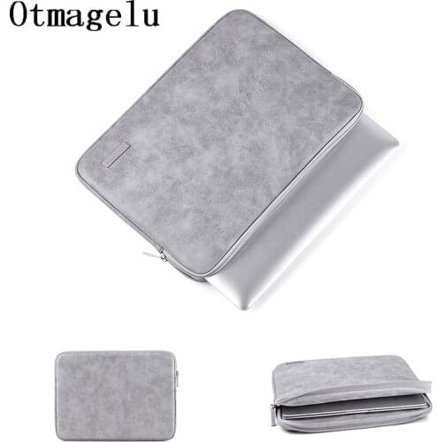 High Quality PU Notebook Laptop Sleeve For Macbook Air 13" 14" 15" Waterproof Protective Case Computer Bag Laptop Bag Liner Bag