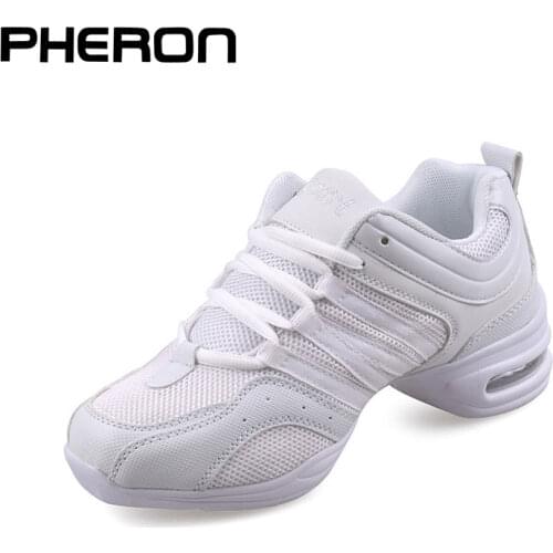 Womens Dancing Shoes Soft Outsole Woman Breath Hip Hop Shoes Sports Feature Dance Sneakers Ladies Girls Modern Jazz Shoes 2020
