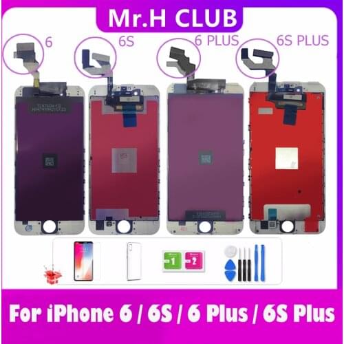 AAA++++ LCD Screen For iPhone 6/6s/6Plus/6sPlus LCD Display Touch Screen Digitizer Assembly For iPhone 4/7/8 Plus/7Plus/8Plus